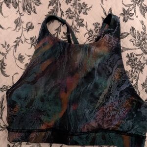 Lululemon Athletica Dark Multicolor Sports Bra Size 6